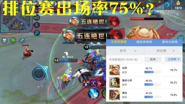 秒选后羿和鲁班已成习惯 S11赛季他们能轻松一打五